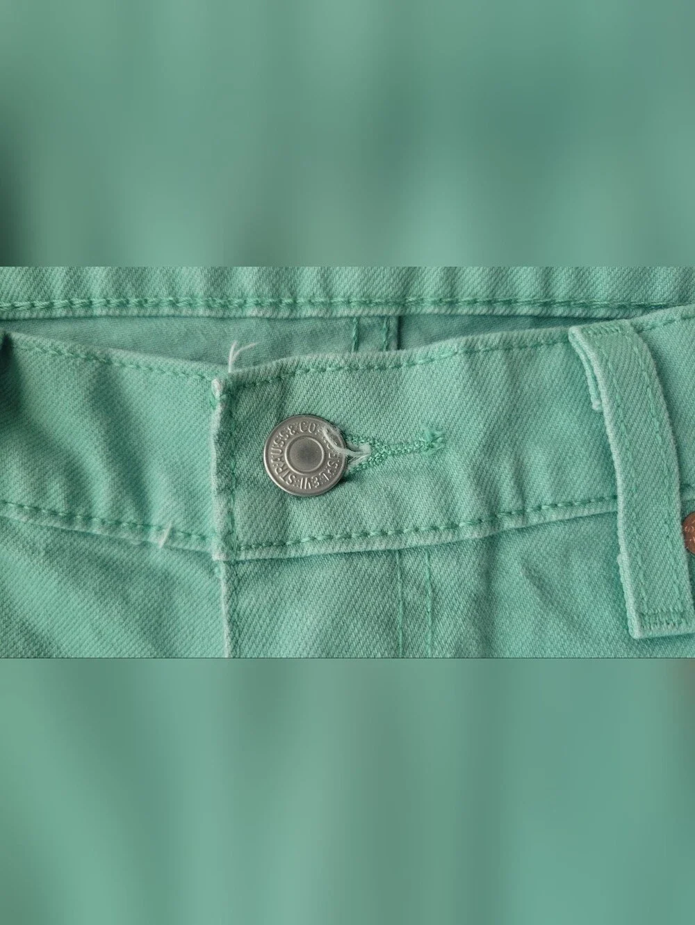 Levi's 511 Slim Fit Jeans Sz 34x29 Green